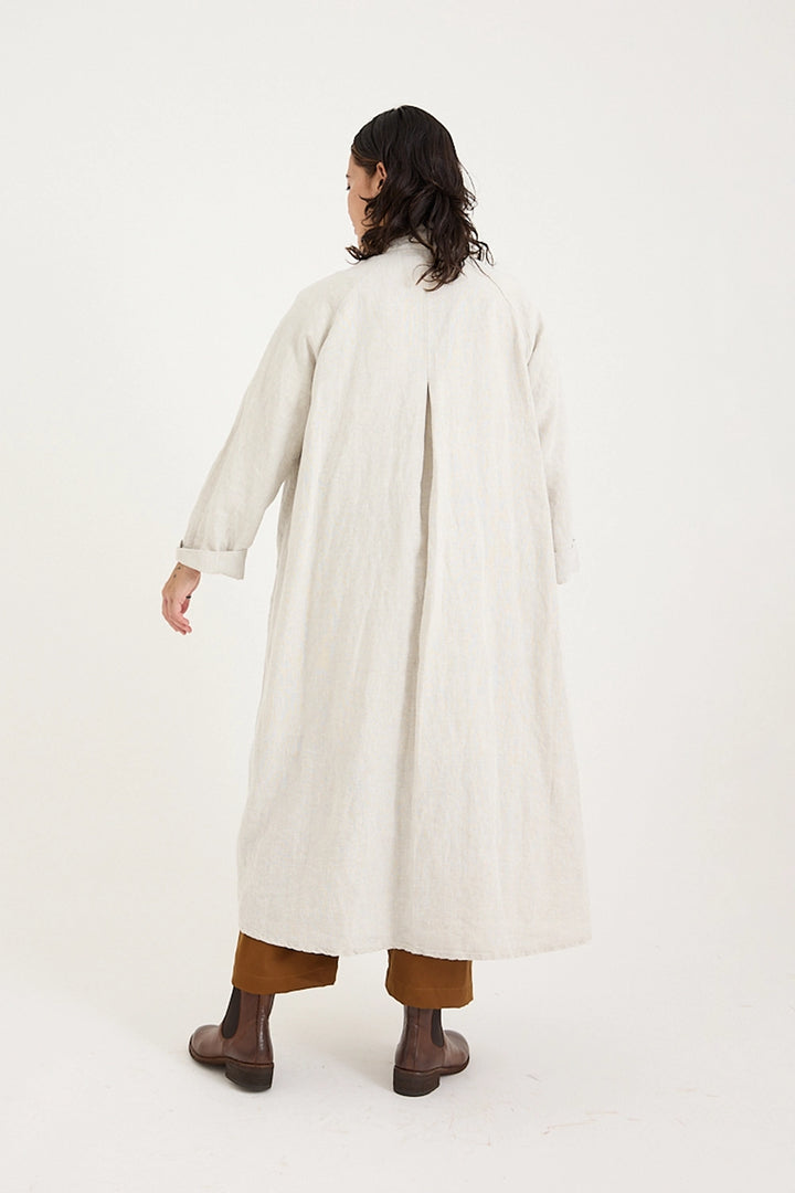 Metta - Linden Coat - Mid Weight Linen