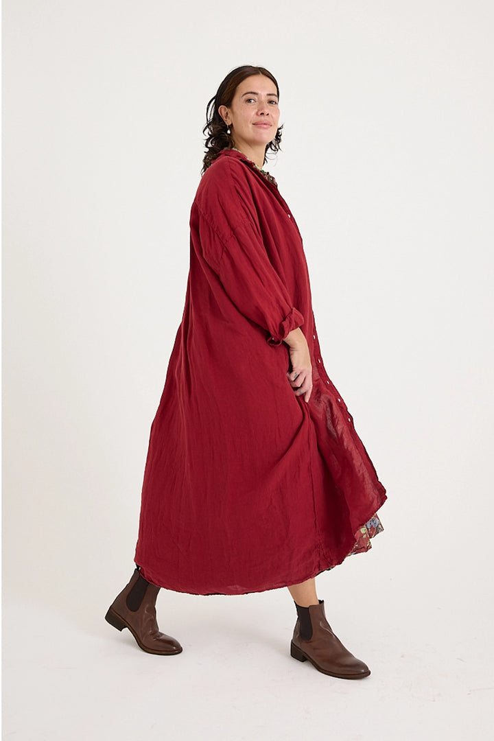 Metta - Ophelia Shirt Dress - Light Linen
