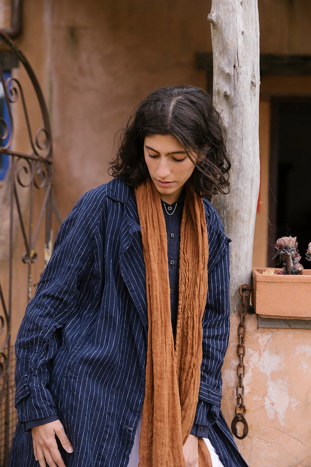 Metta - Classic Scarf - Soft Linen Gauze