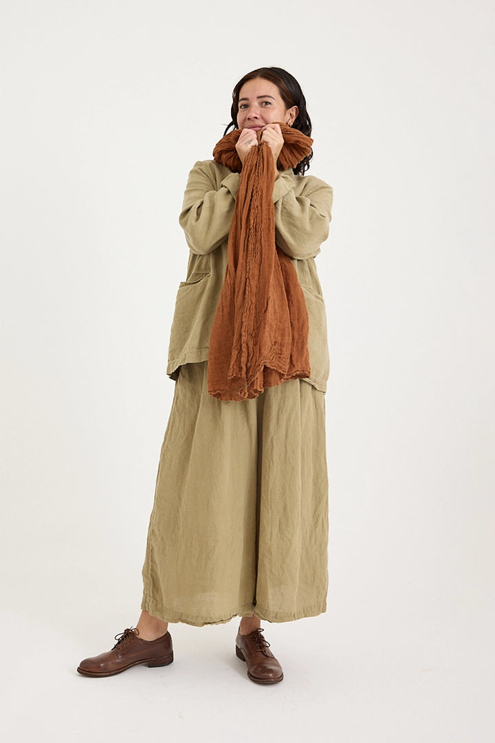 Metta - Classic Scarf - Soft Linen Gauze
