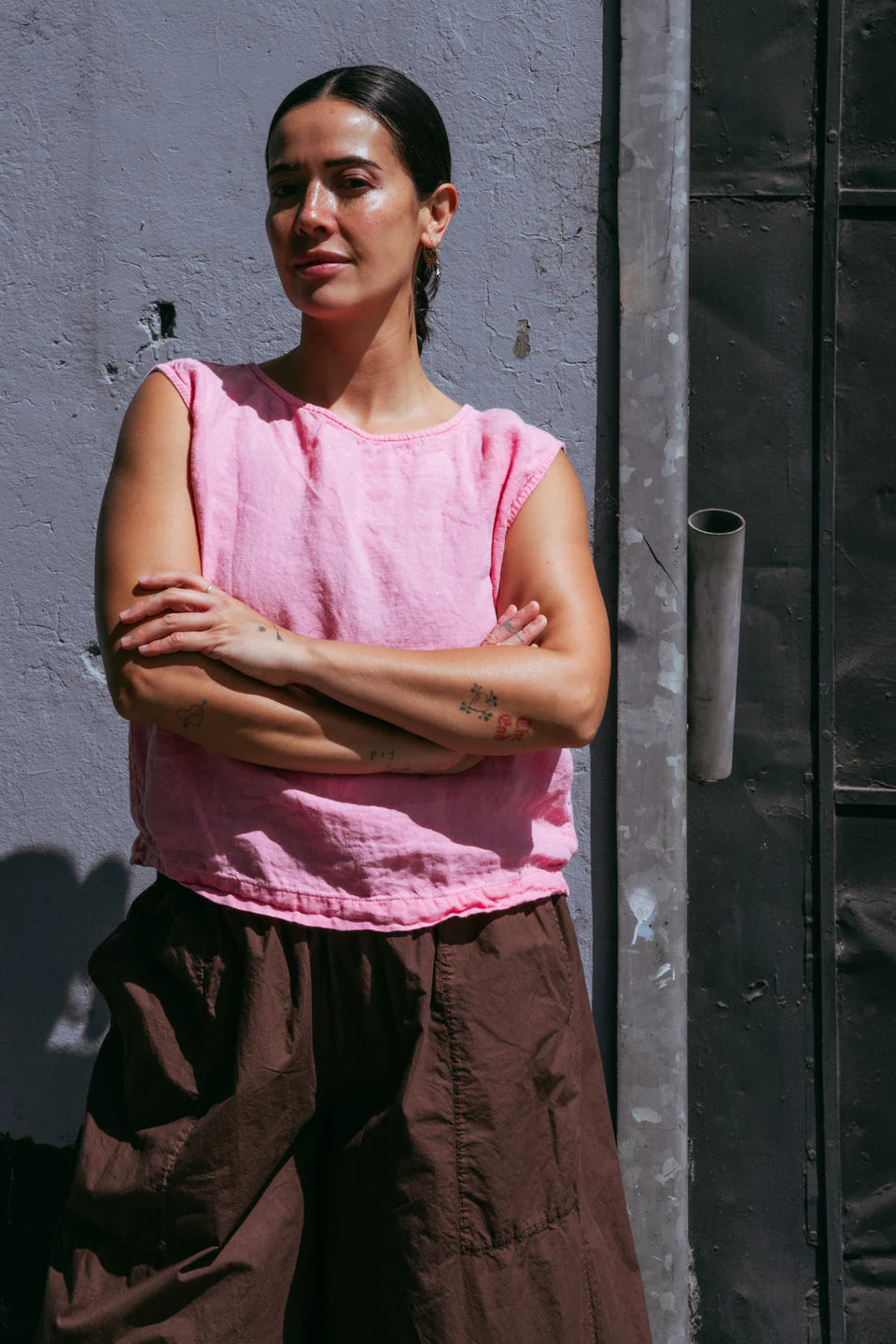 Metta - Anna Top - Light Linen