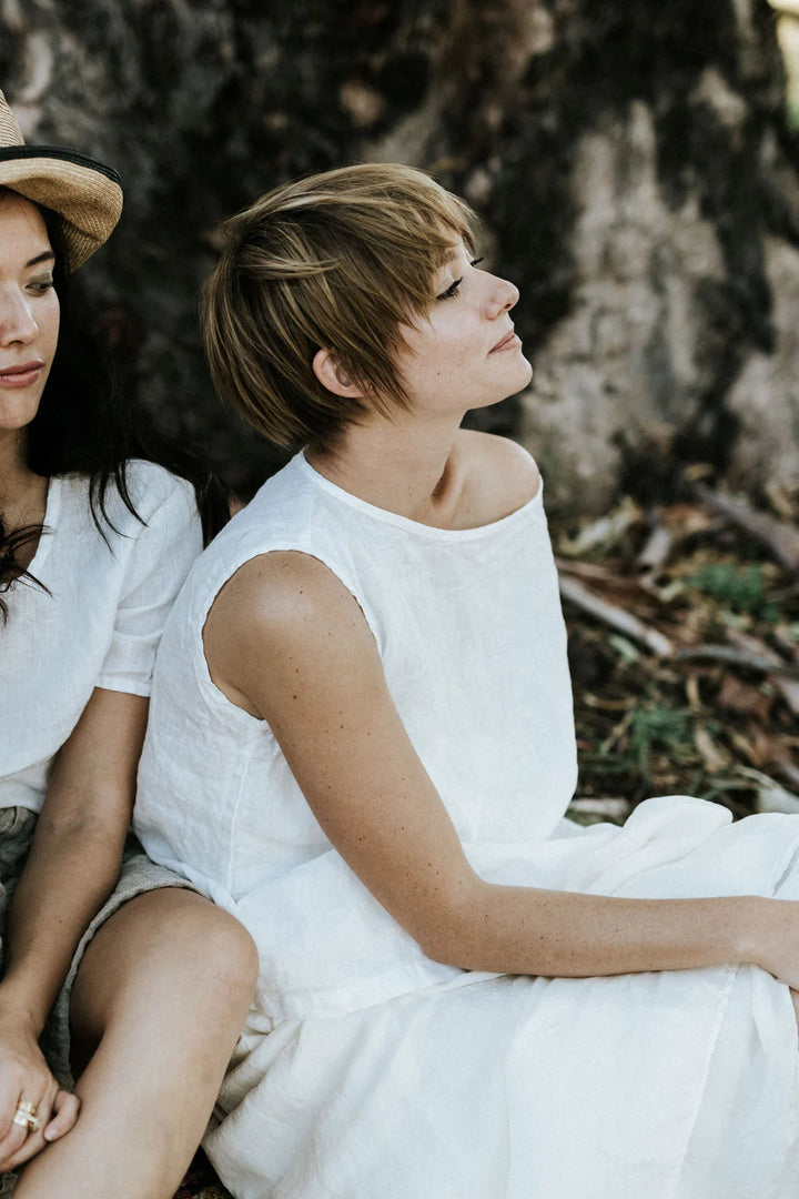 Metta - Anna Top - Light Linen