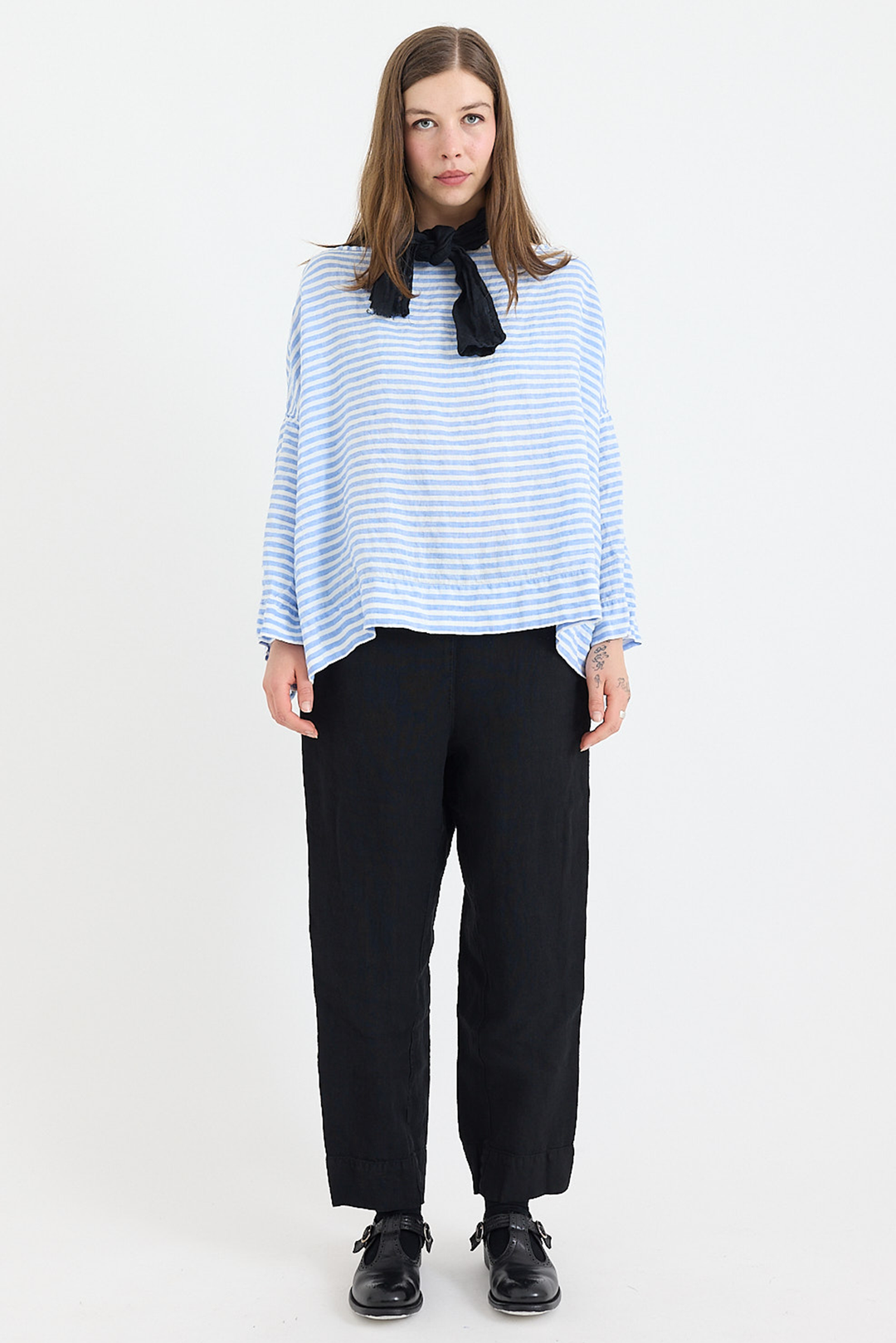 Metta - Lexi Straight Leg Pant - Mid Weight Linen