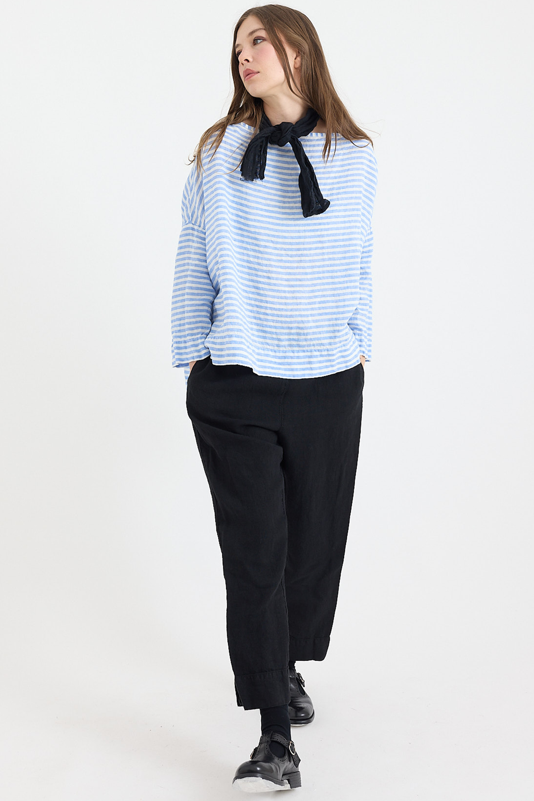 Metta - Lexi Straight Leg Pant - Mid Weight Linen