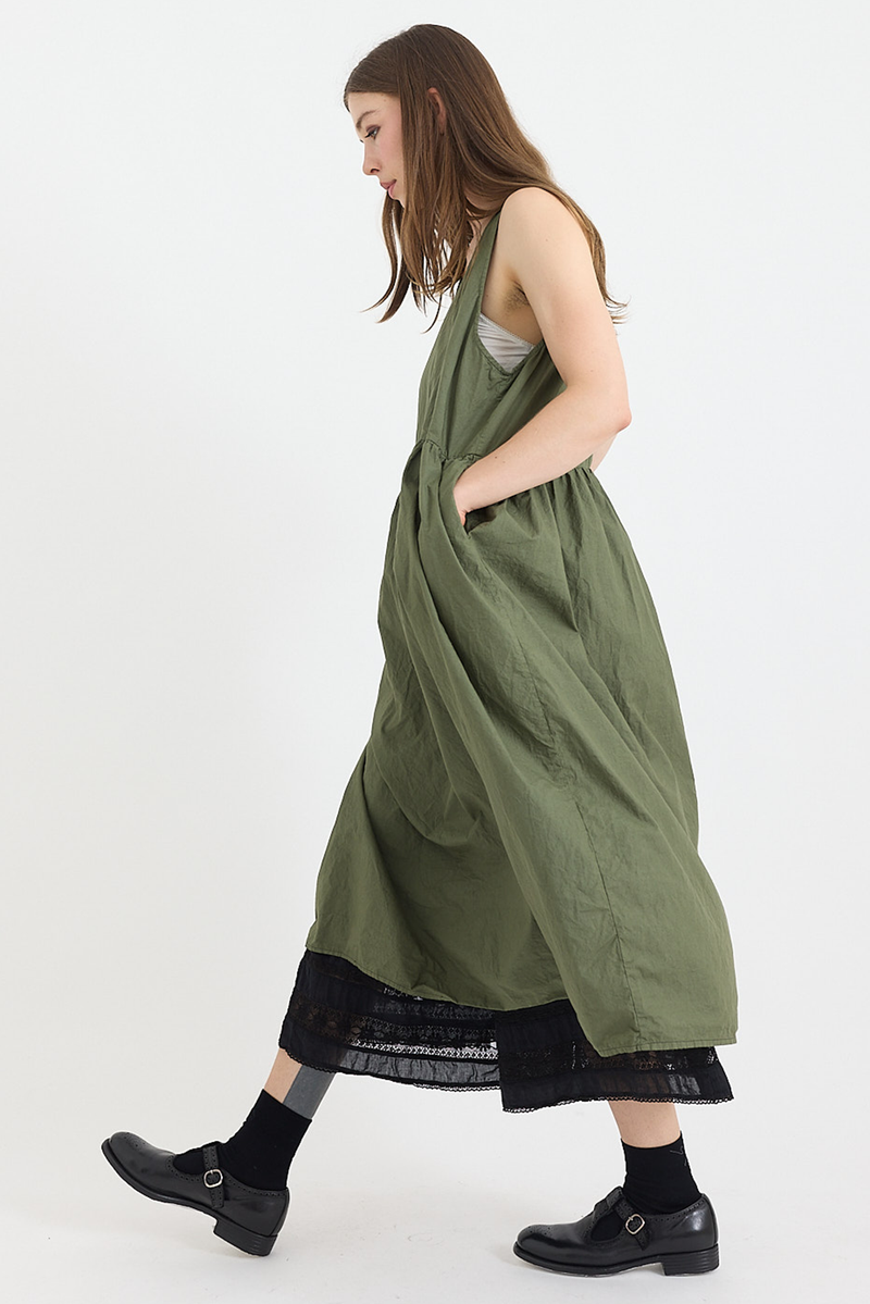 Metta - Long Waterfall Dress - Cotton Poplin