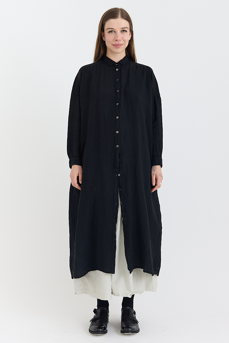 Metta - Ophelia Shirt Dress - Light Linen