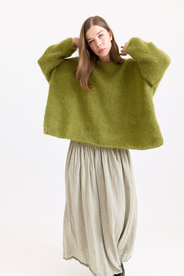 Metta - Primrose Skirt - Rustic Gauze Linen