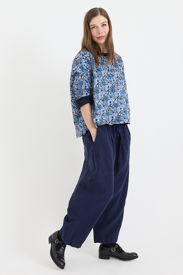 Metta - Yuki Top / Seasonal Liberty Print - OneSize