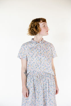 Metta - Cliff Shirt - Liberty Of London Tana Lawn Cotton
