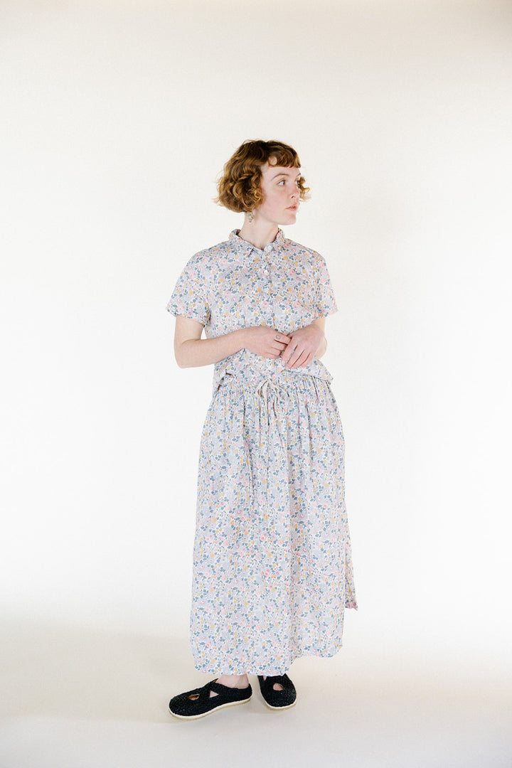 Metta - Cliff Shirt - Liberty Of London Tana Lawn Cotton