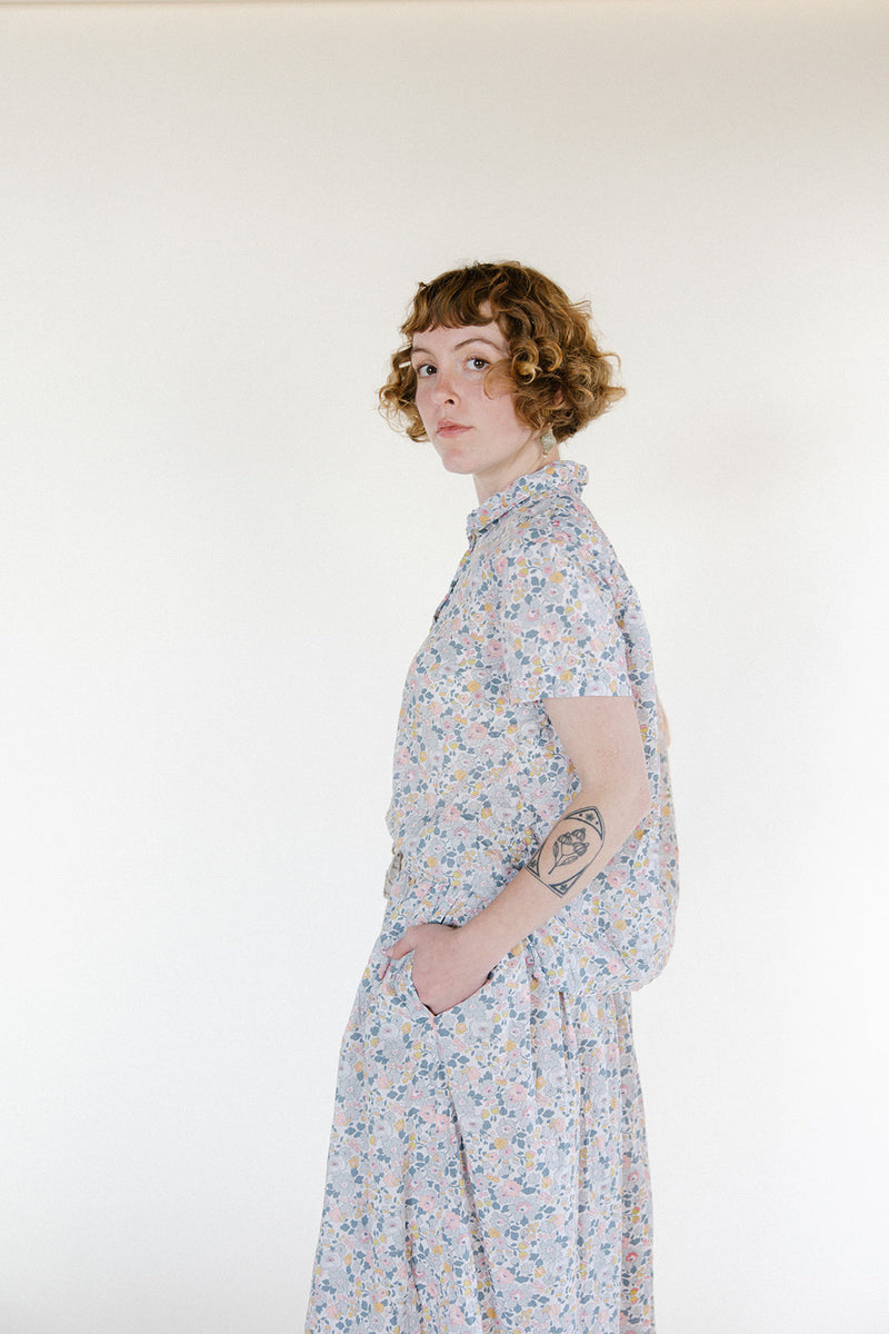Metta - Cliff Shirt - Liberty Of London Tana Lawn Cotton