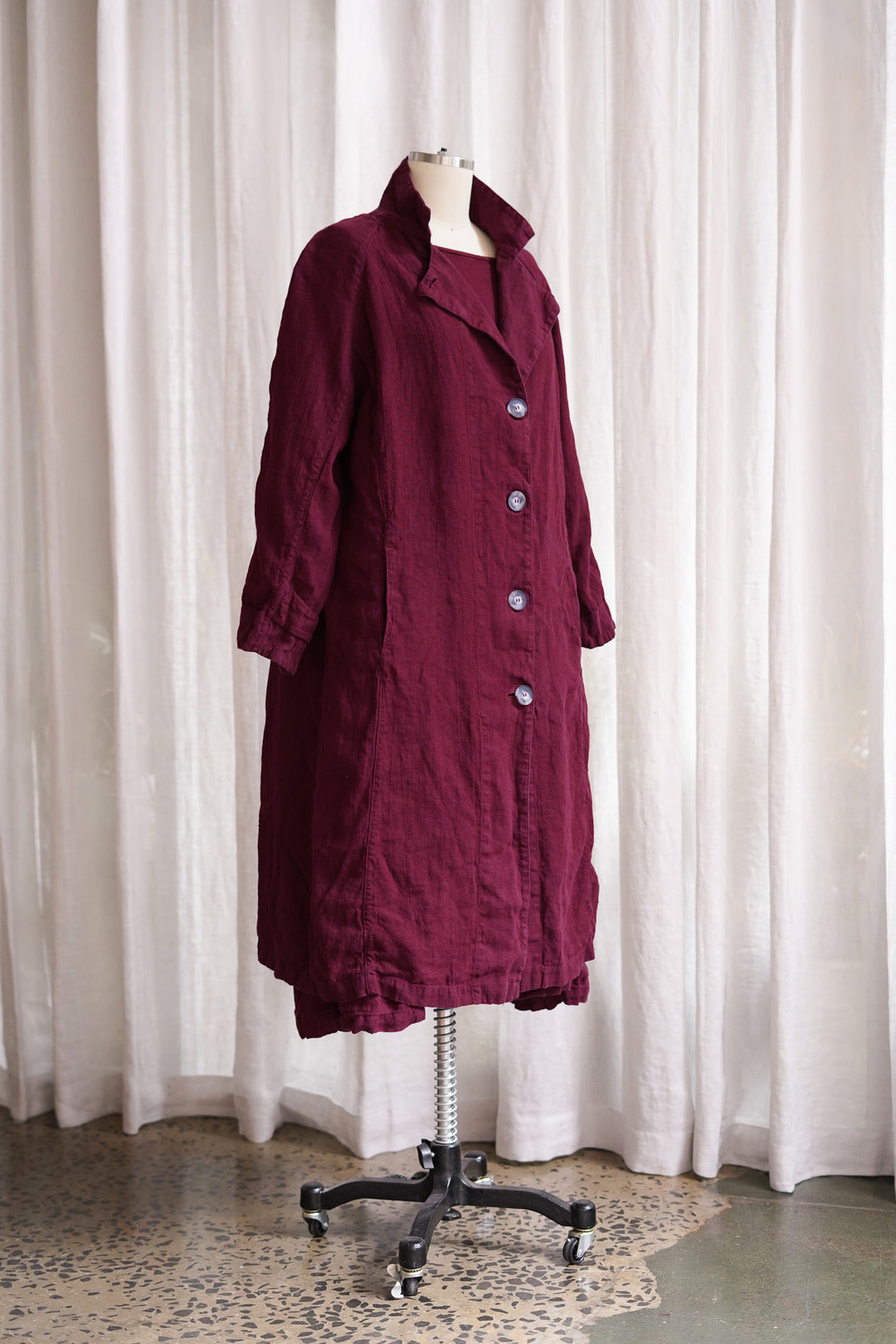 Metta - 1915 Unisex Duster Jacket - Thick Linen