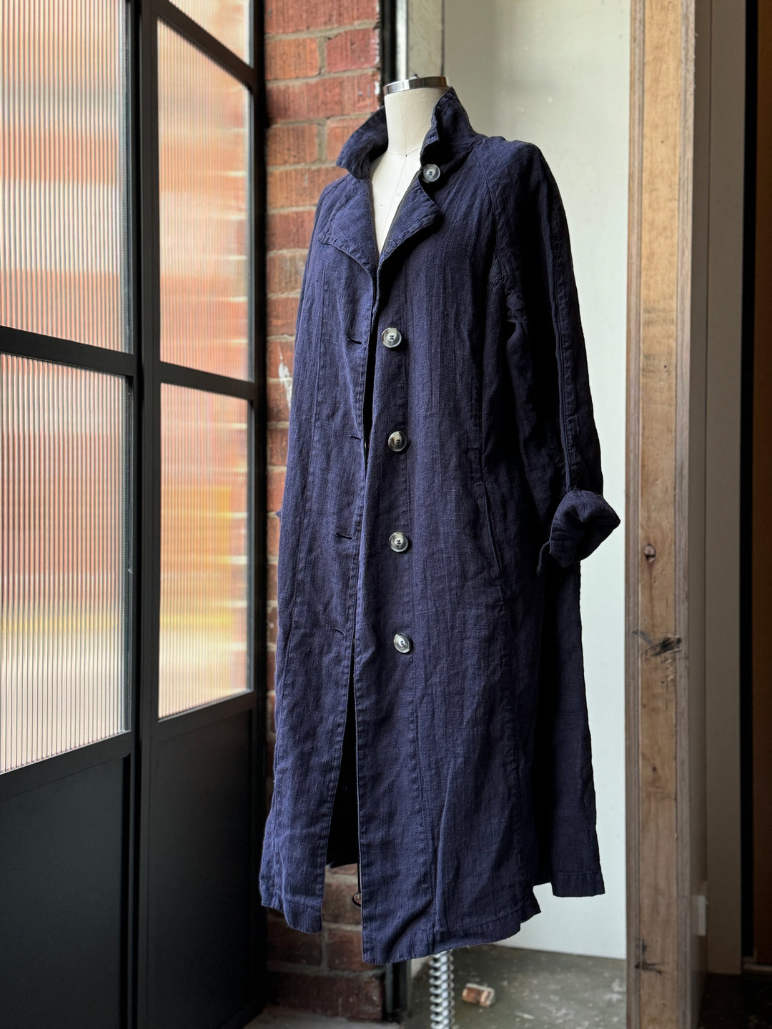Metta - 1915 Unisex Duster Jacket - Thick Linen