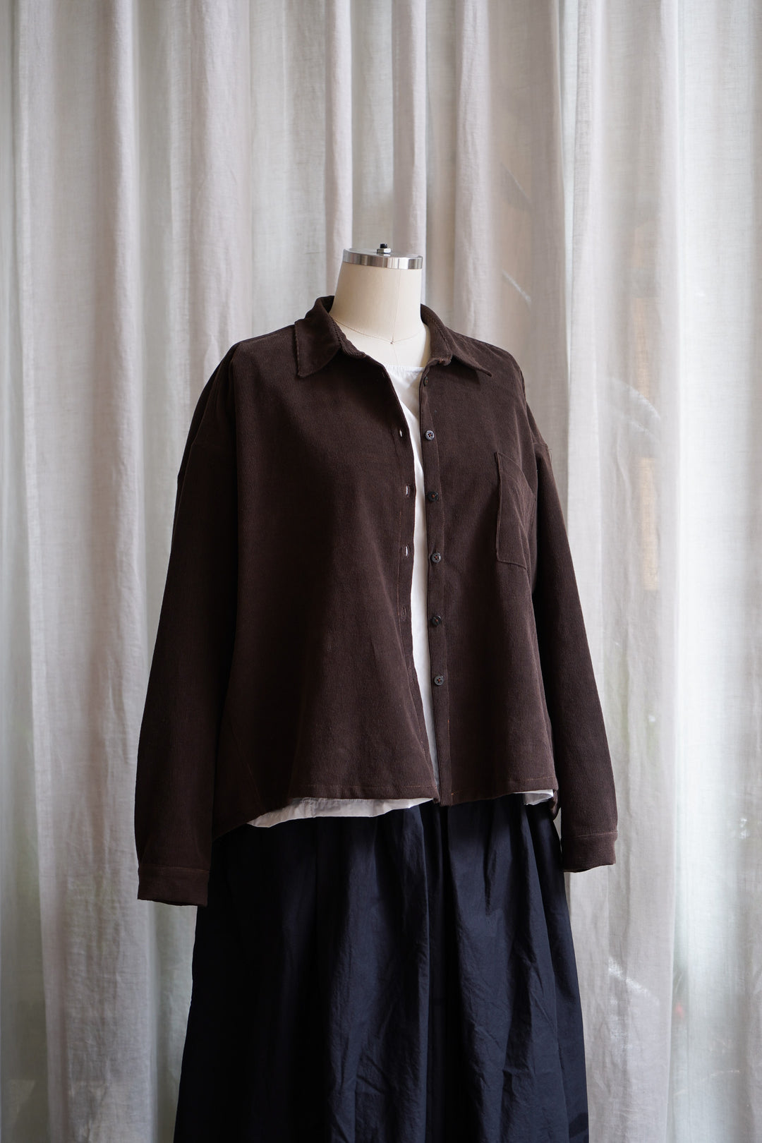 Metta - Cropped Indra Overshirt - Corduroy