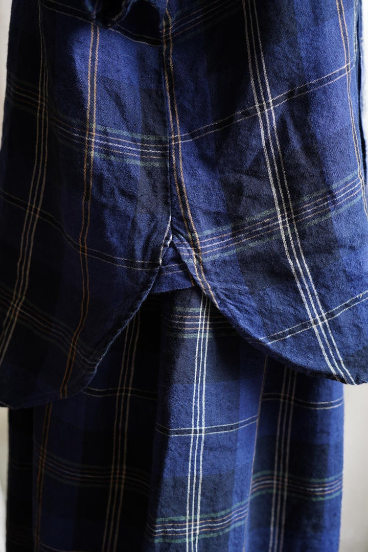Metta - Pippi Short Sleeve Blouse - Tartan Check