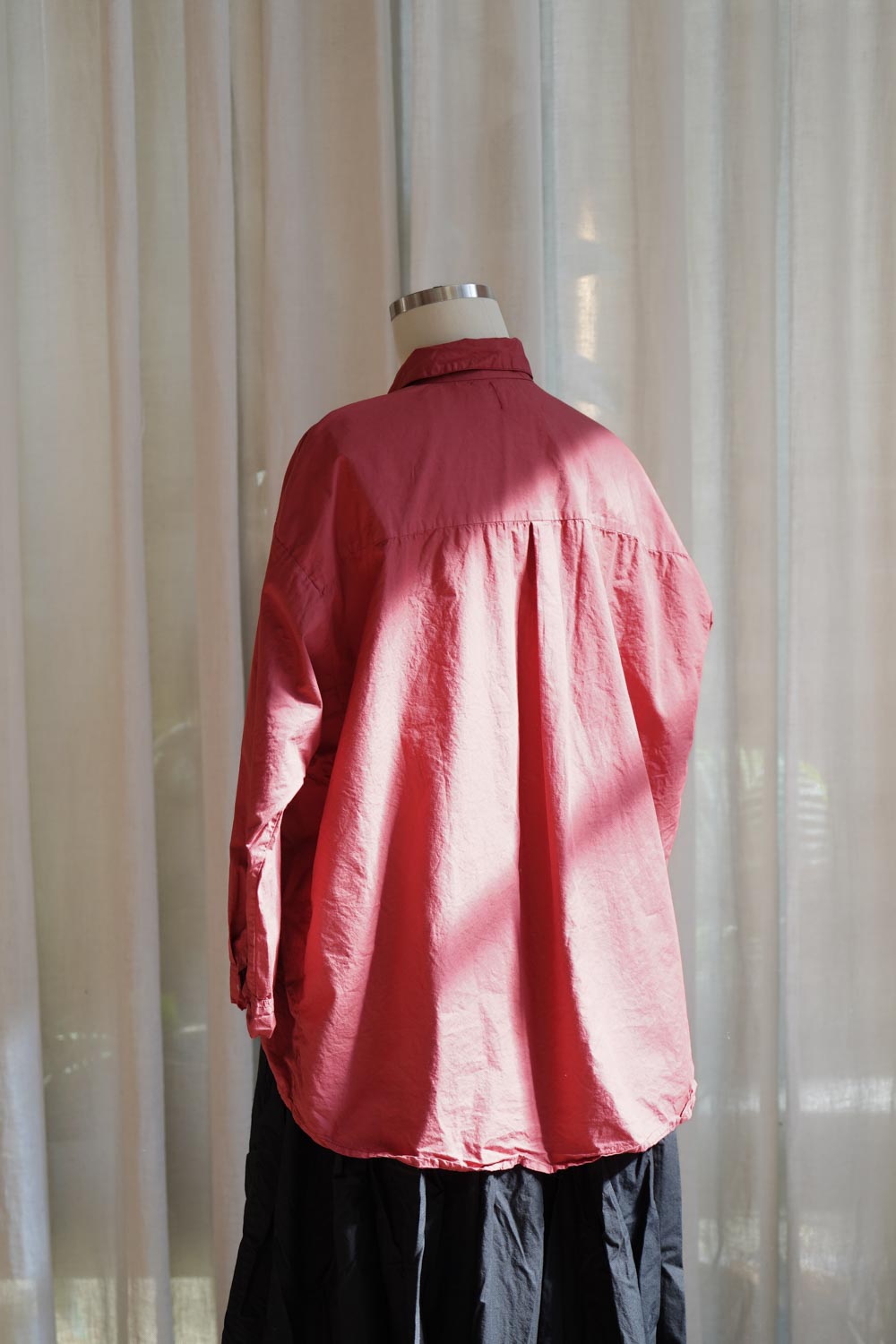 Metta - Indra Boxy Shirt - Fine Cotton Poplin