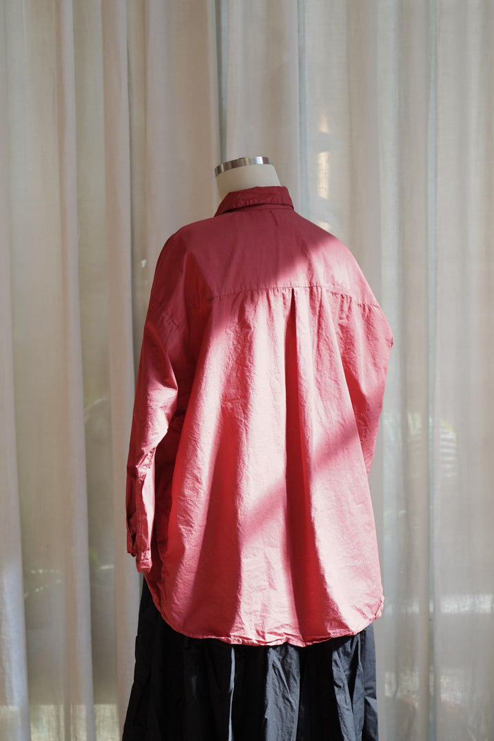 Metta - Indra Boxy Shirt - Fine Cotton Poplin