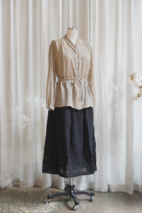 Metta - Pearl Blouse - Ginza Print Cotton Voile