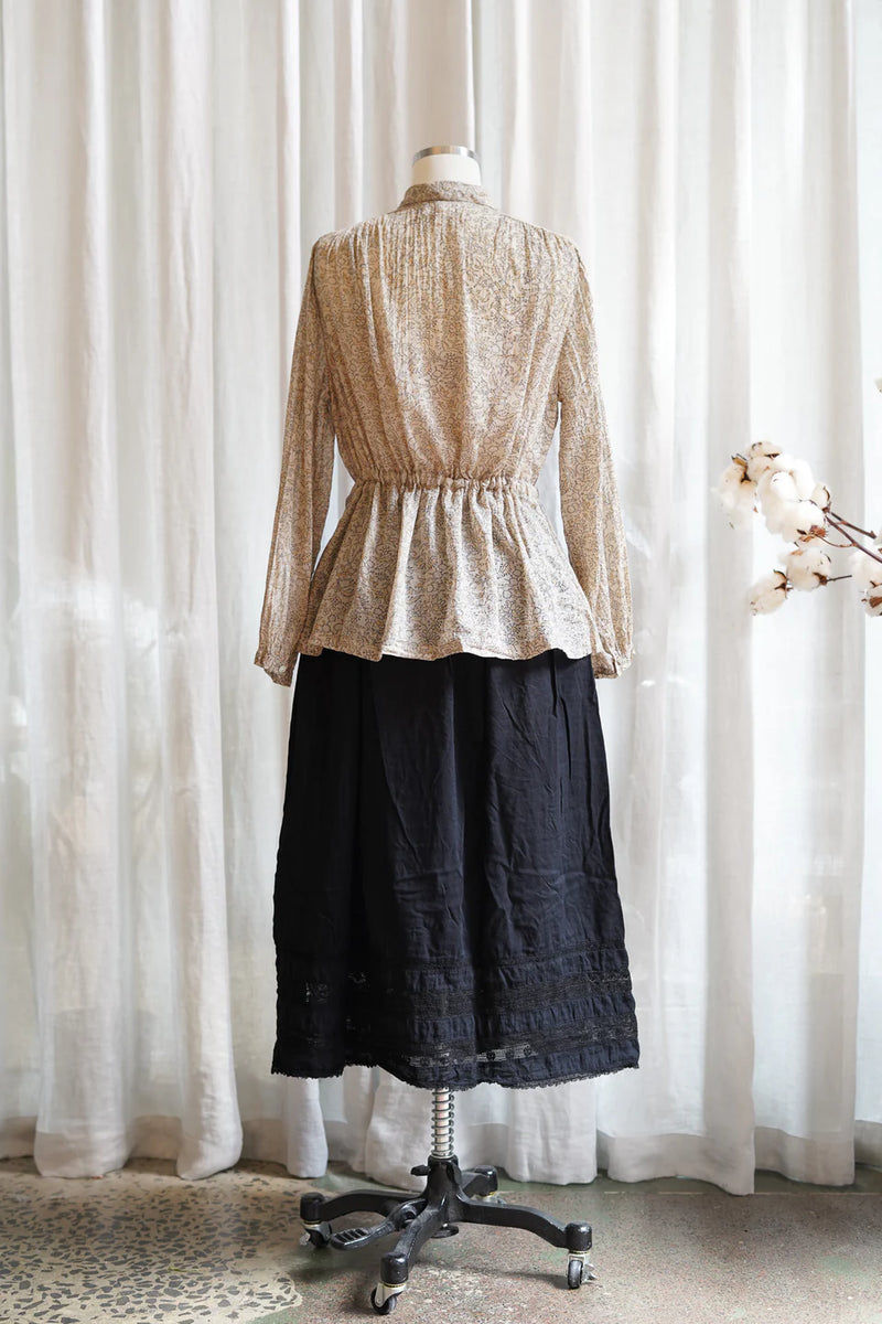Metta - Pearl Blouse - Ginza Print Cotton Voile