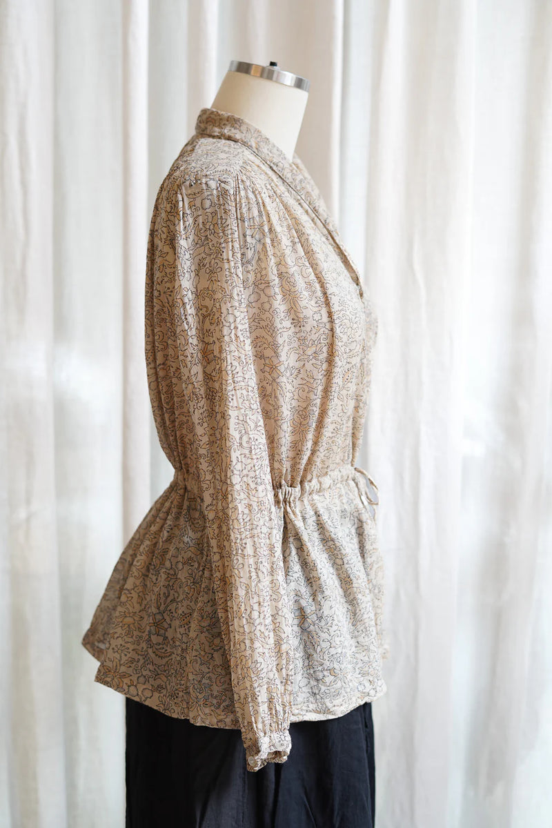 Metta - Pearl Blouse - Ginza Print Cotton Voile