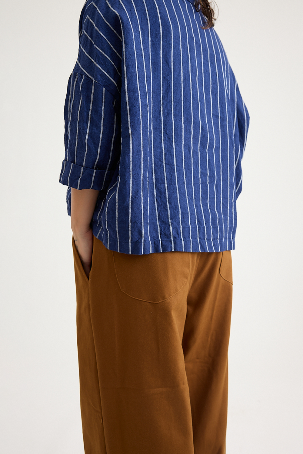 Metta - Stevie Barrel Pant - Heavy Cotton Twill