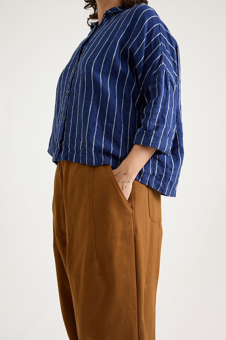 Metta - Stevie Barrel Pant - Heavy Cotton Twill