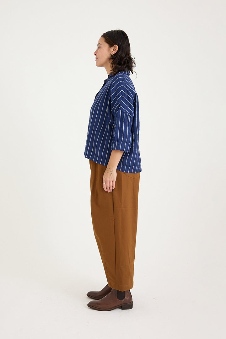 Metta - Stevie Barrel Pant - Heavy Cotton Twill