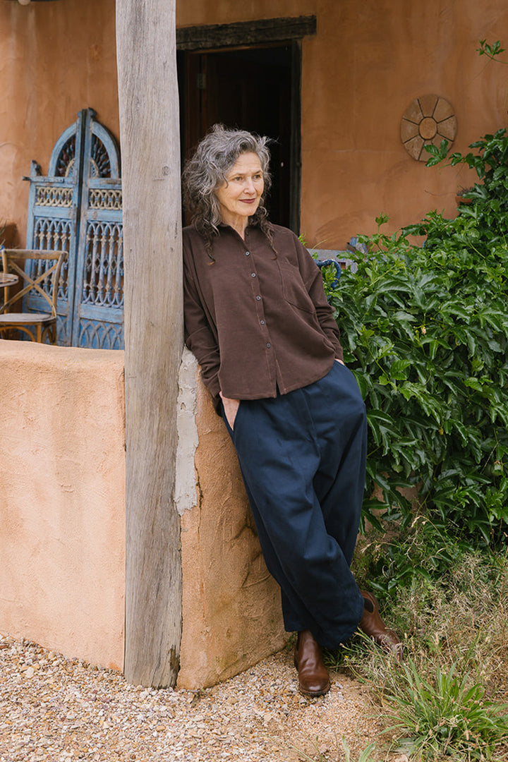 Metta - Stevie Barrel Pant - Heavy Cotton Twill