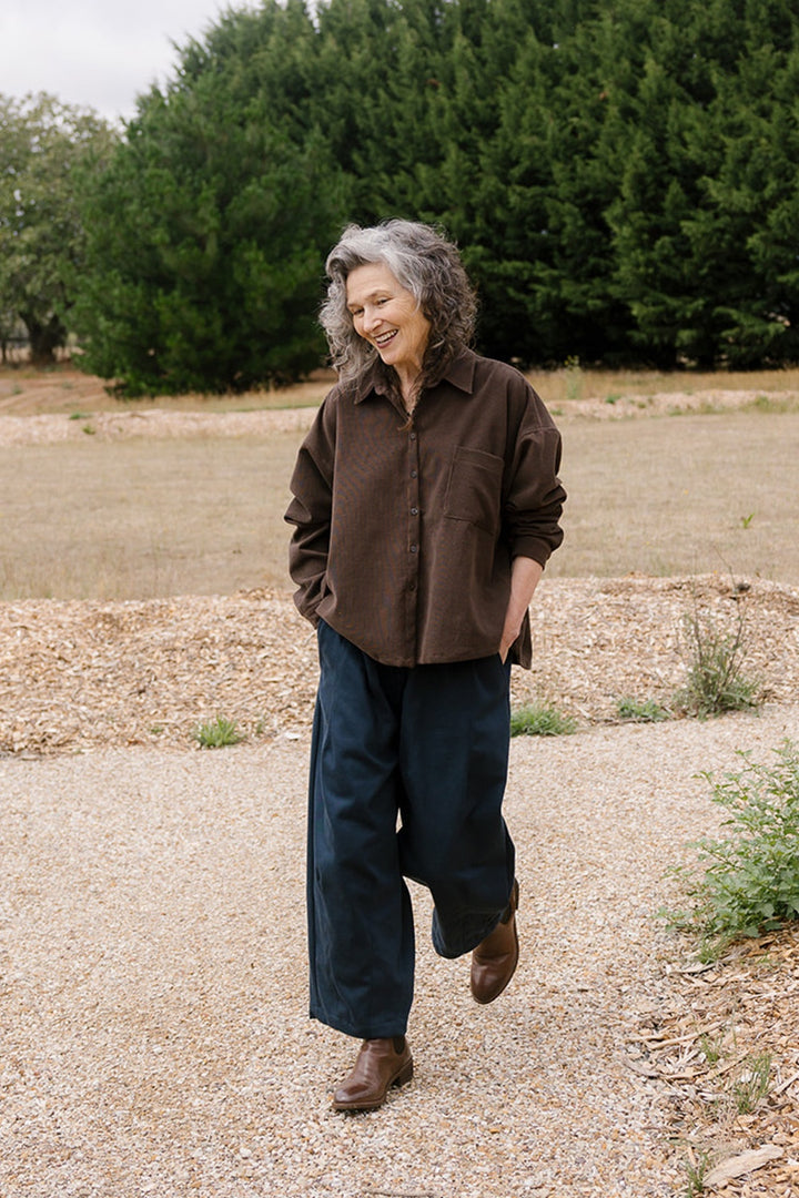 Metta - Stevie Barrel Pant - Heavy Cotton Twill