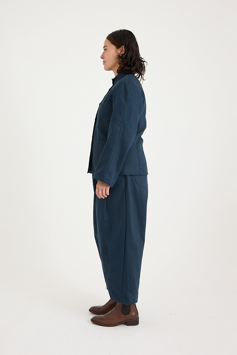 Metta - Stevie Barrel Pant - Heavy Cotton Twill