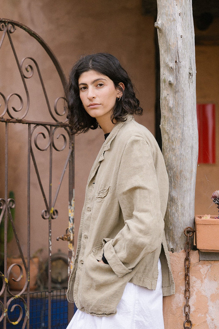 Metta - Dominique Blazer - Mid Weight Linen