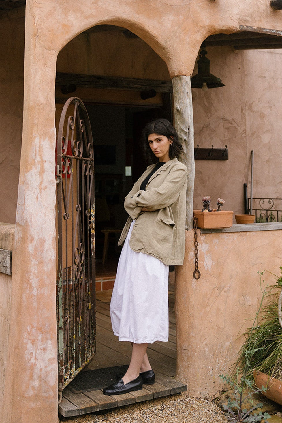 Metta - Dominique Blazer - Mid Weight Linen