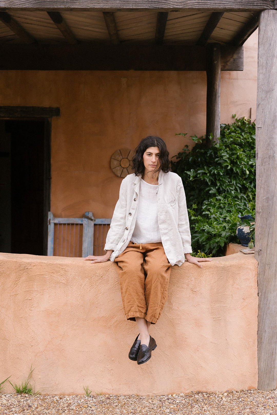 Metta - Dominique Blazer - Mid Weight Linen
