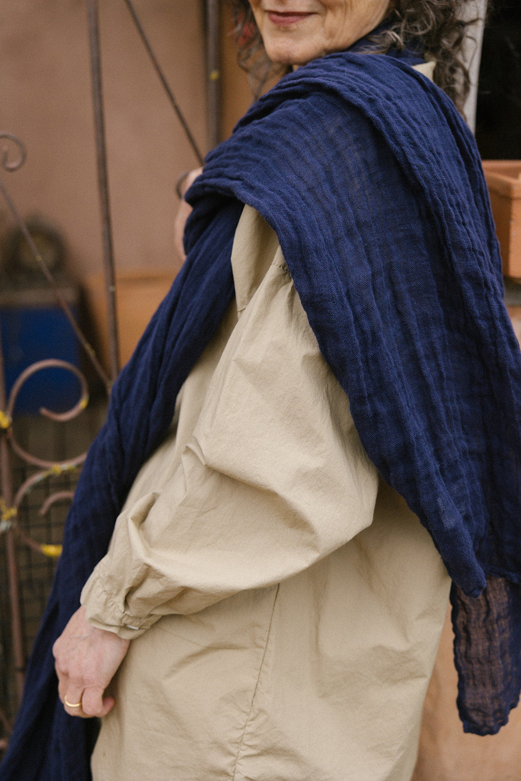 Metta - Classic Scarf - Soft Linen Gauze