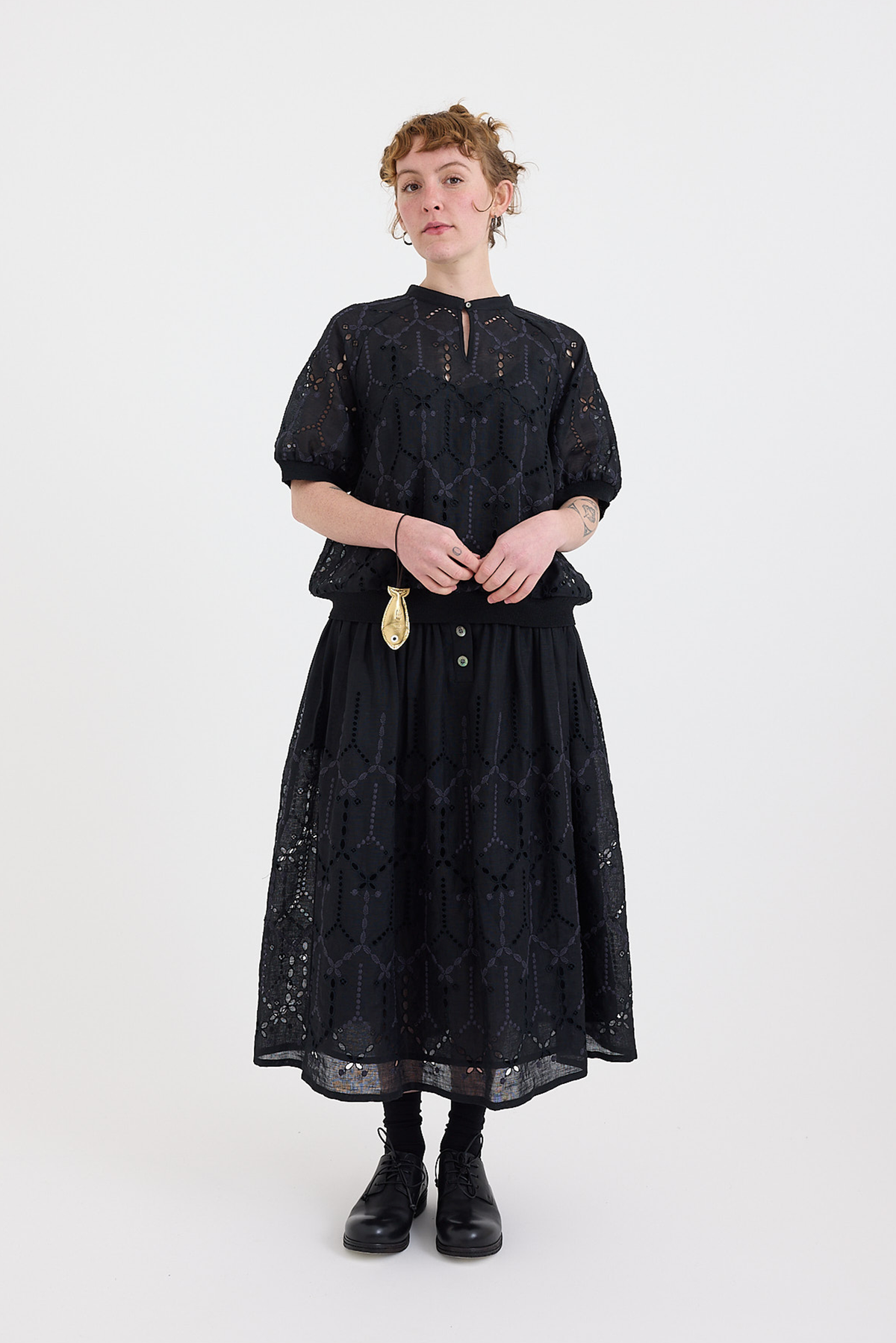 【本物新品保証】 Mina--Perhonen----WHITE- トップス