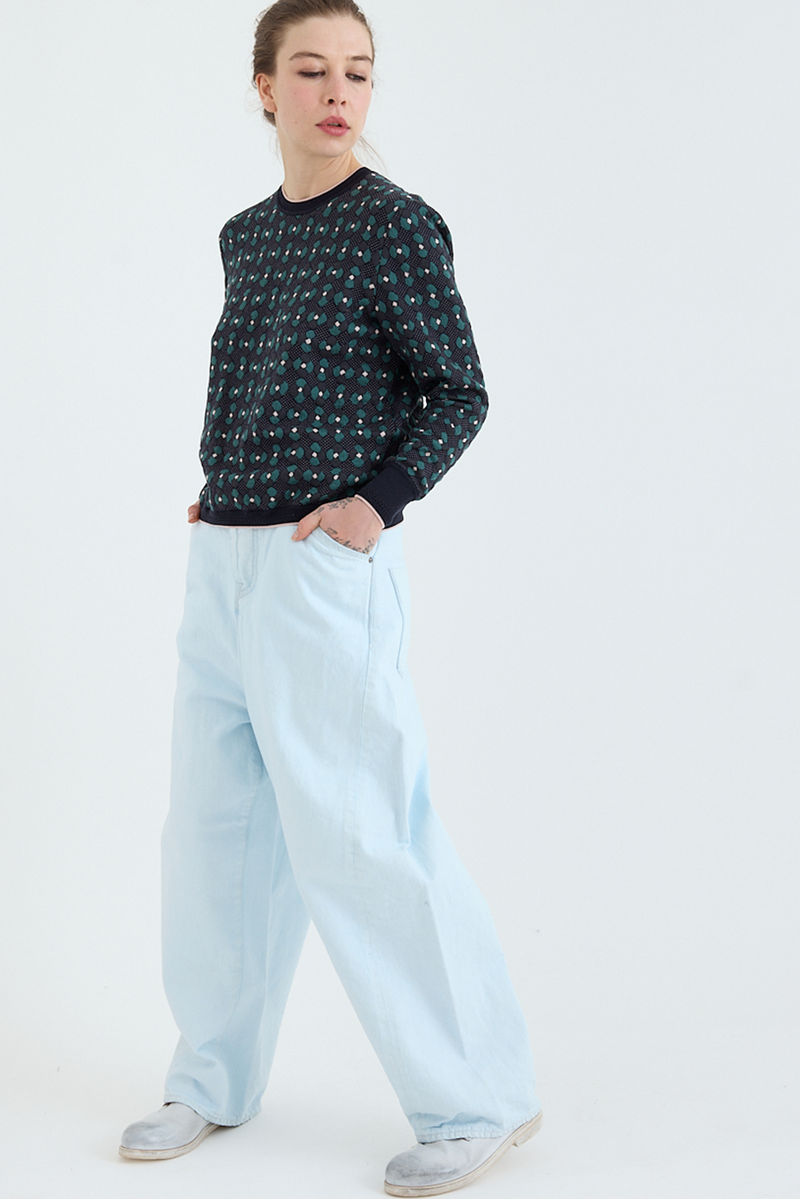Mina Perhonen - Always Denim Pants - Light Blue