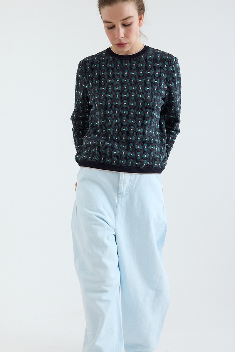 Mina Perhonen - Kukka Kakku Pullover - Navy