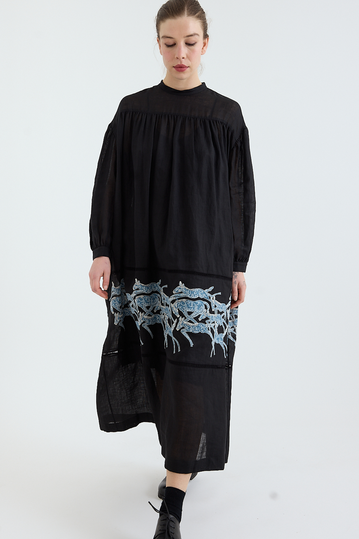 mina perhonen 新品未使用ensoku dress 90 LAST ONE／mina perhonen（ミナ ペルホネン）／ fun dress
