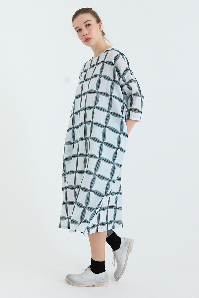 Mina Perhonen - Solmio Dress - Light Blue