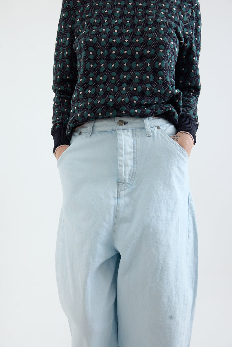 Mina Perhonen - Always Denim Pants - Light Blue