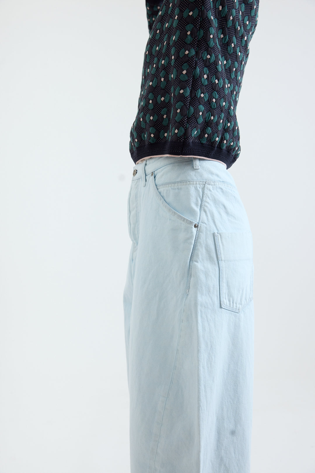 Mina Perhonen - Always Denim Pants - Light Blue