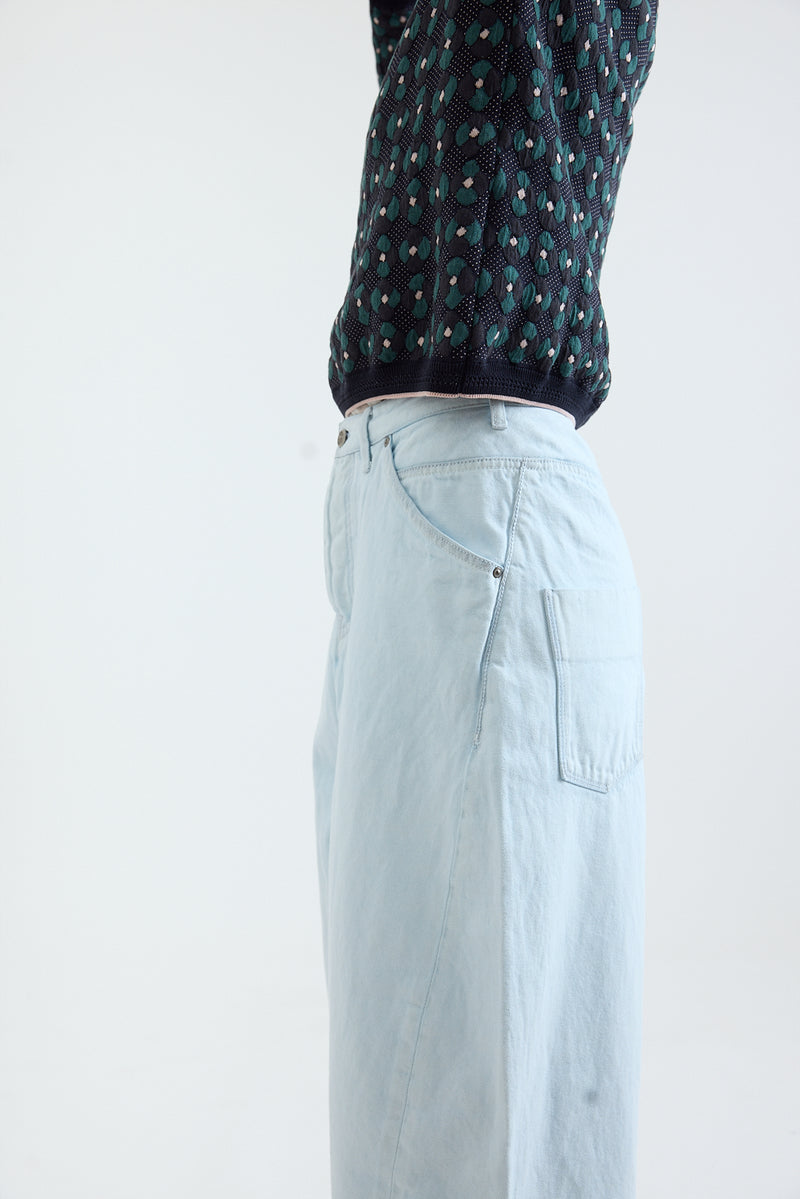 Mina Perhonen - Always Denim Pants - Light Blue