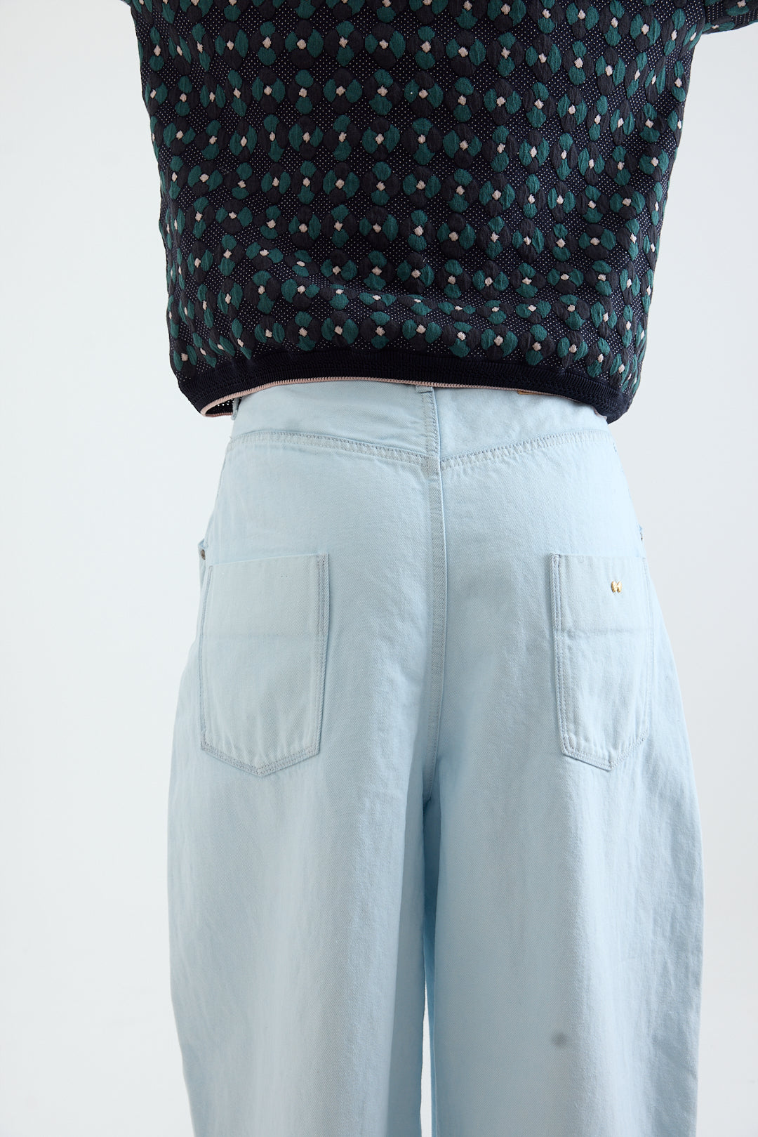 Mina Perhonen - Always Denim Pants - Light Blue
