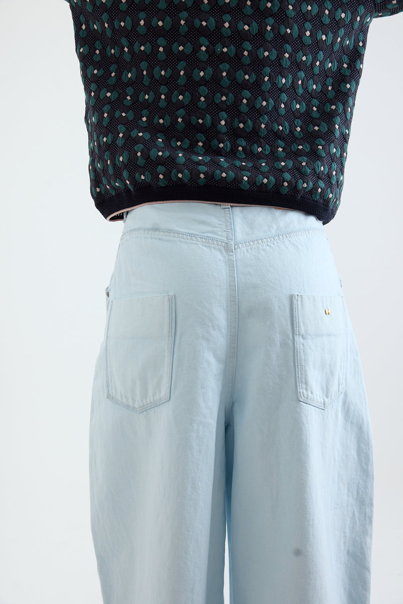 Mina Perhonen - Always Denim Pants - Light Blue