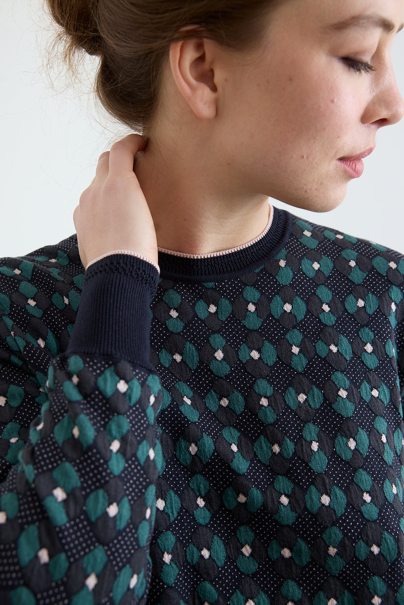 Mina Perhonen - Kukka Kakku Pullover - Navy