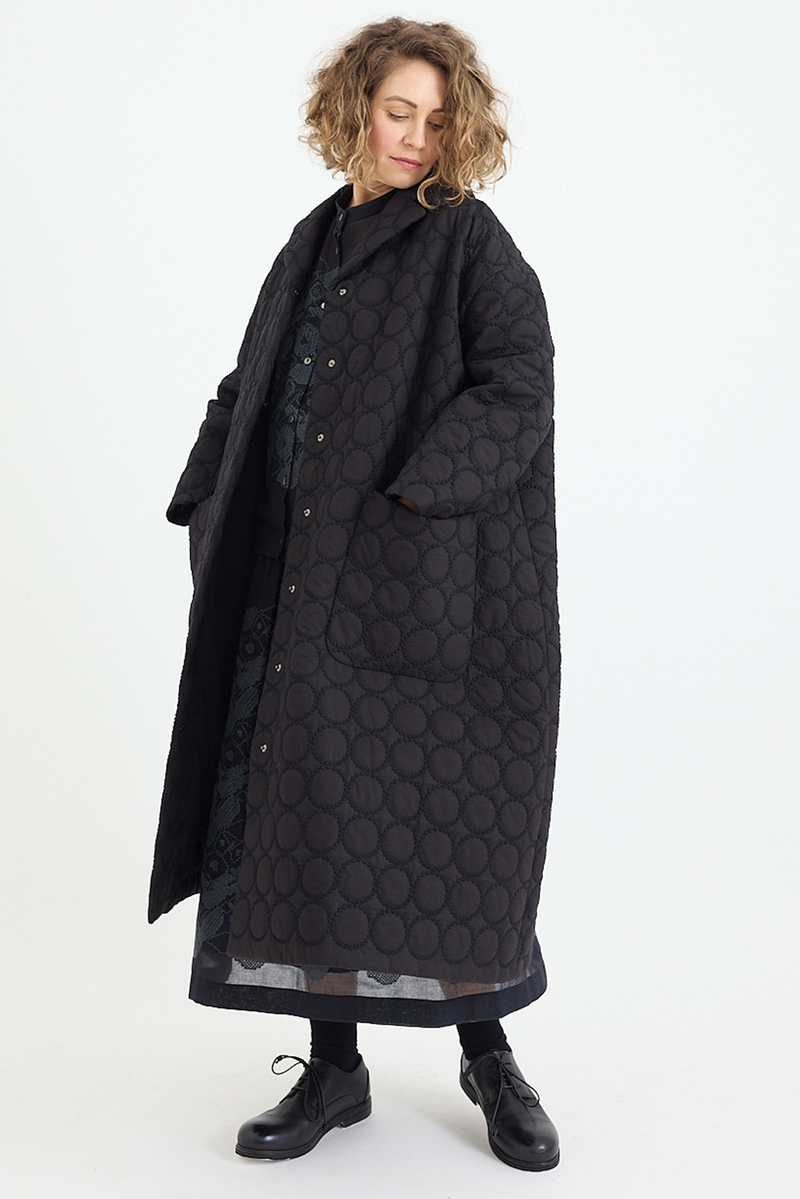 Minä Perhonen - Tambourine Coat - Black – Scarlet Jones Minä Perhonen - Tambourine Coat - Black – Scarlet Jones