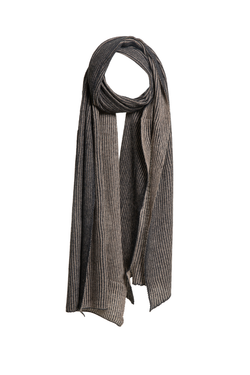 Mirror In The Sky - Ribbed Two-Tone Long Scarf
