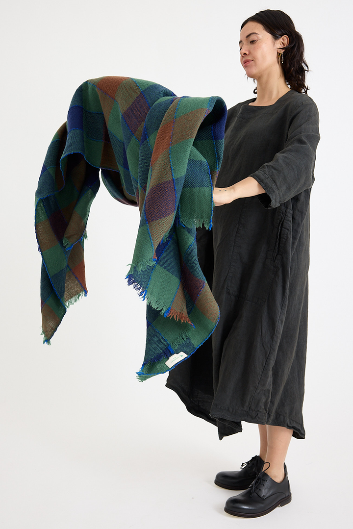 Lovat + Green - Mozart Scarf - Green
