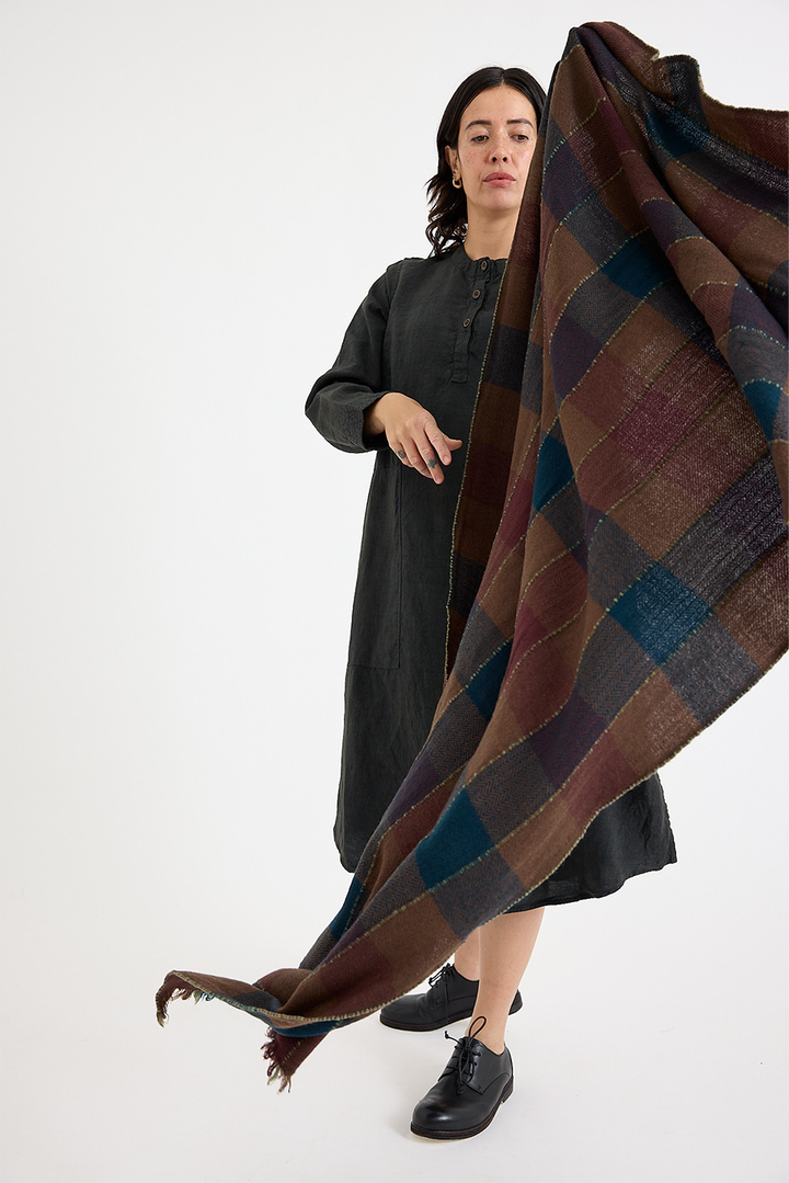 Lovat + Green - Mozart Scarf - Petrol