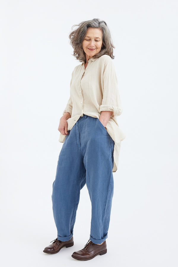 Metta - Murphy Tailored Pant - Mid Weight Linen